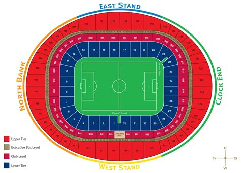 emirates stadium map